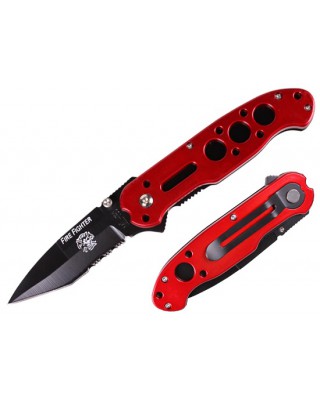 Нож складной FIRE FIGHTER, красный